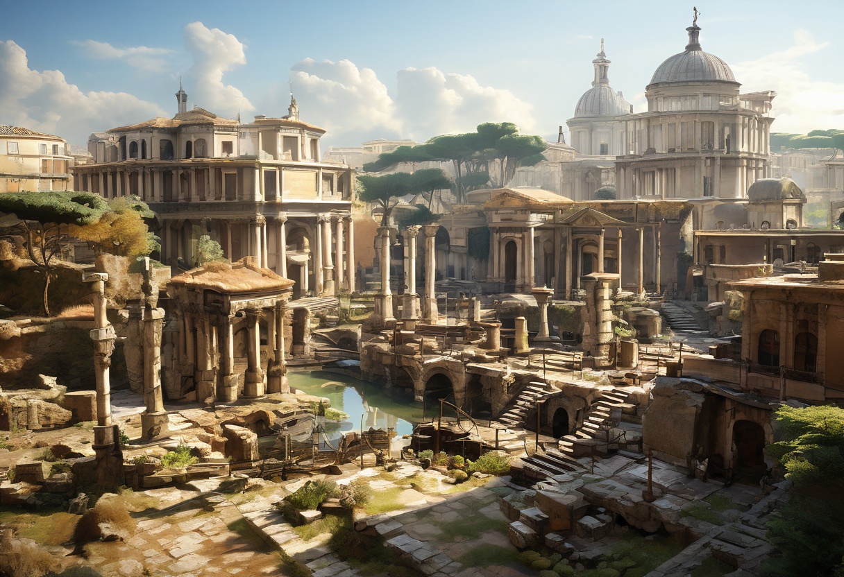 Roman steam forum in Lutetia